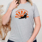 Morning Routine Cat & Sunburst T-Shirt