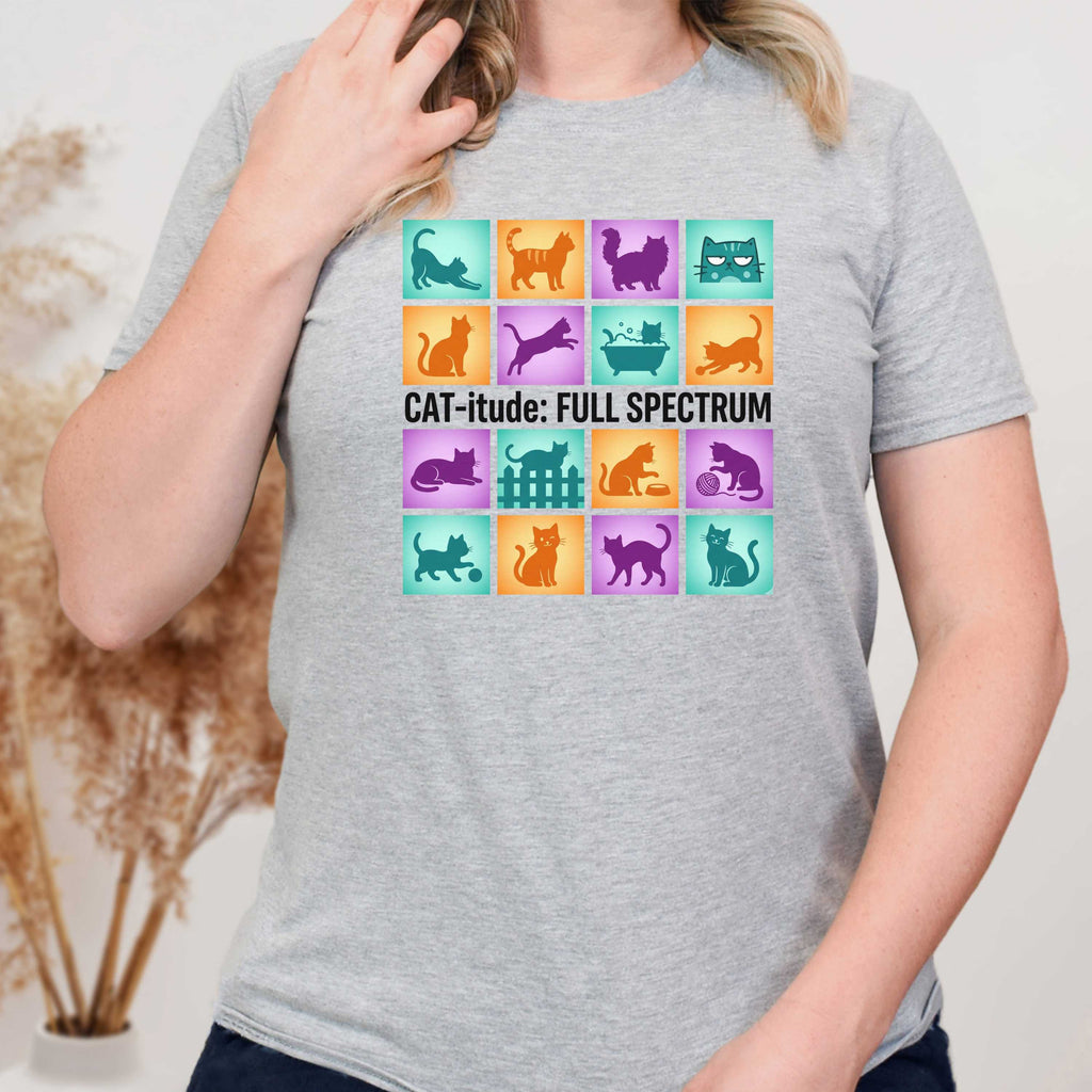 Catitude Full Spectrum Cat T-Shirt
