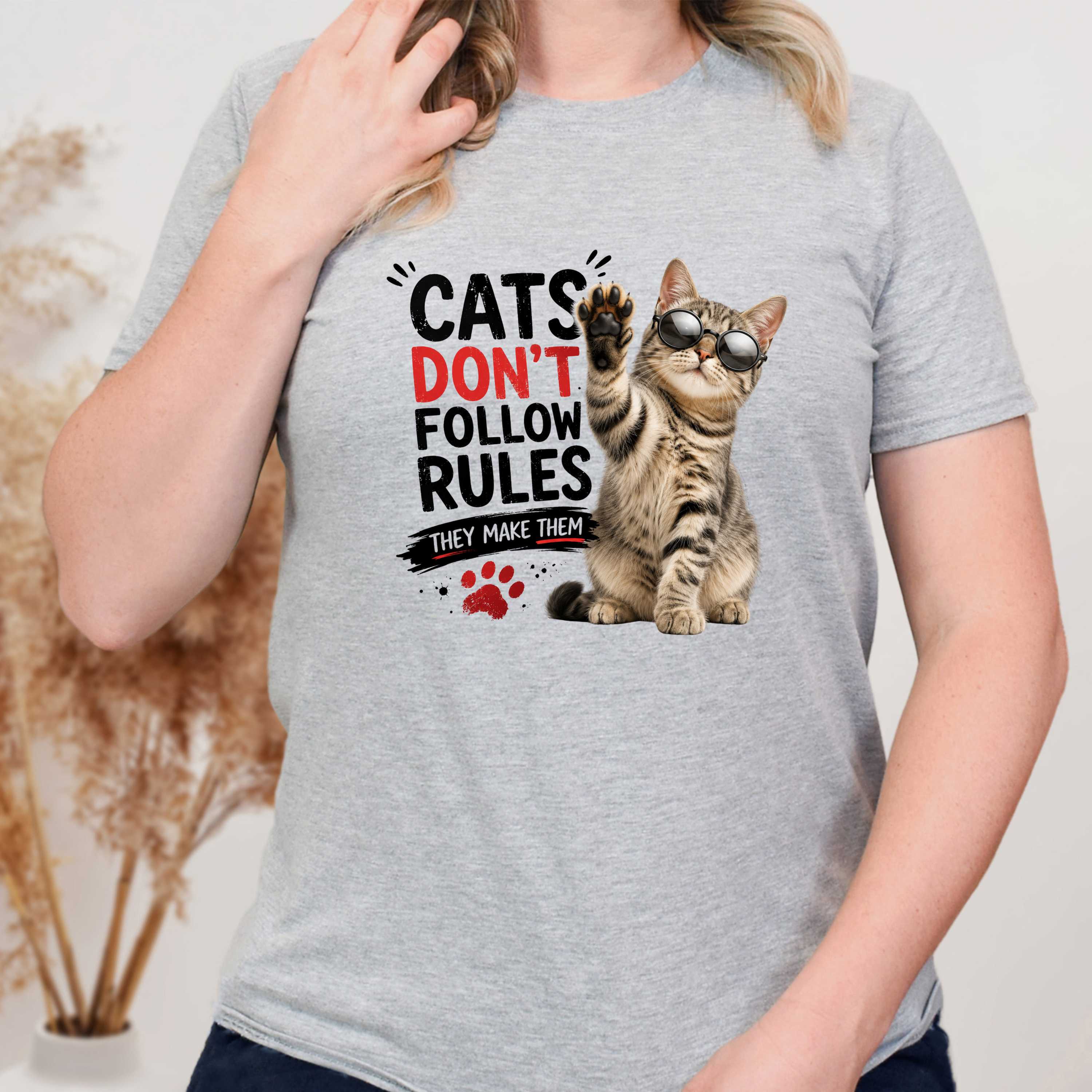 Cats Don't Follow Rules T-Shirt