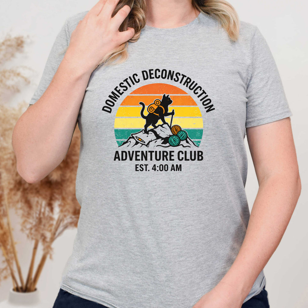 Domestic Deconstruction Cat T-Shirt
