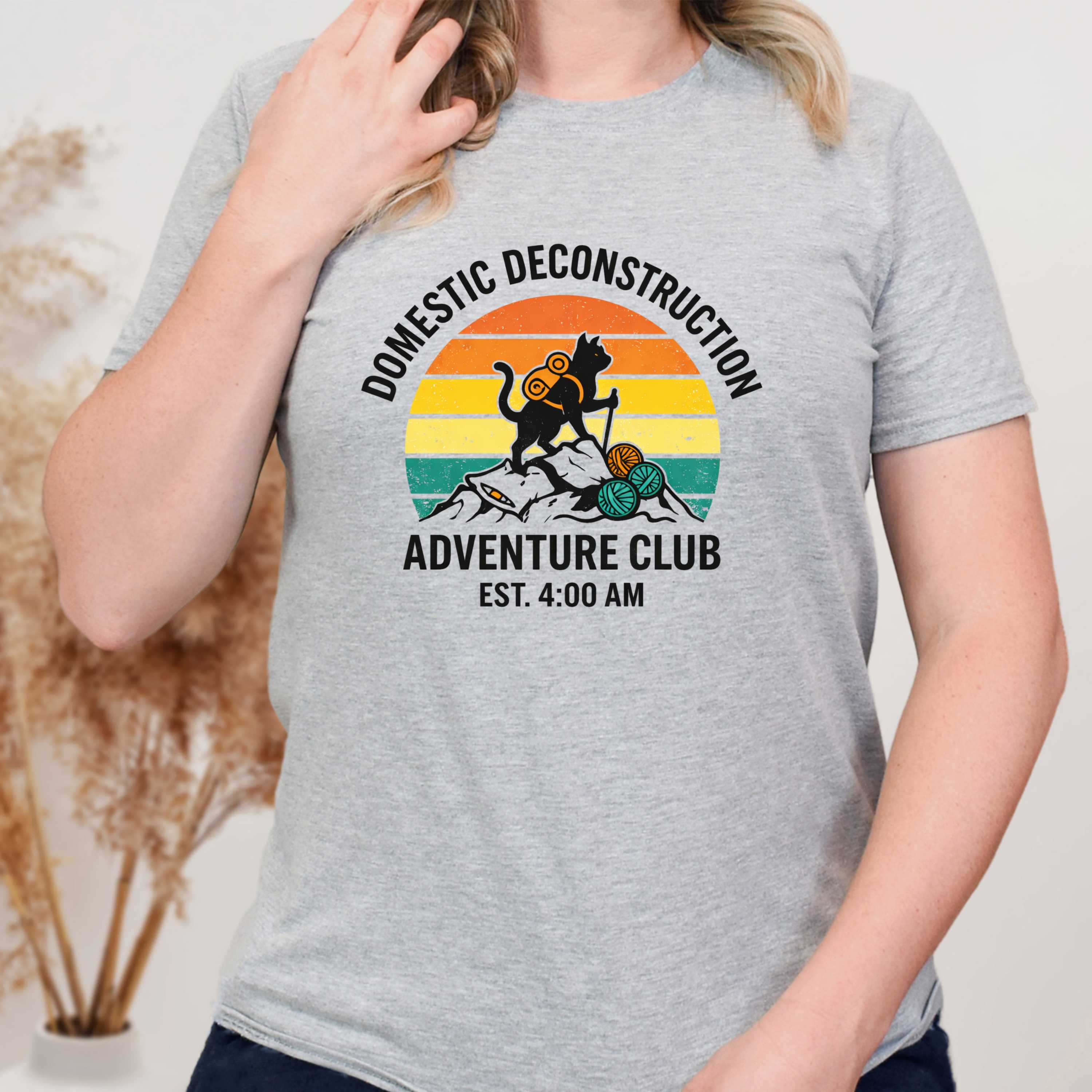Domestic Deconstruction Cat T-Shirt