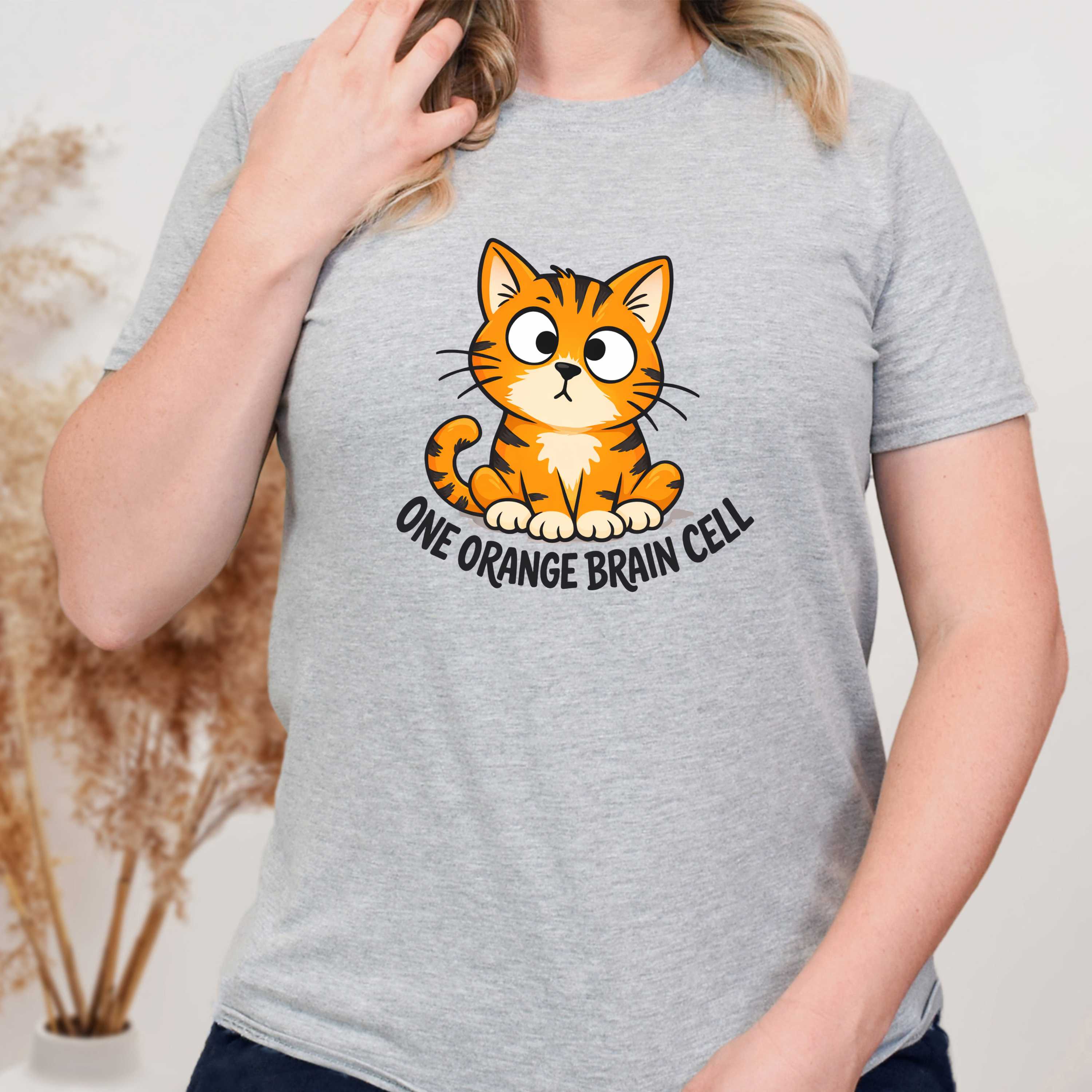 One Orange Brain Cell Cat T-Shirt
