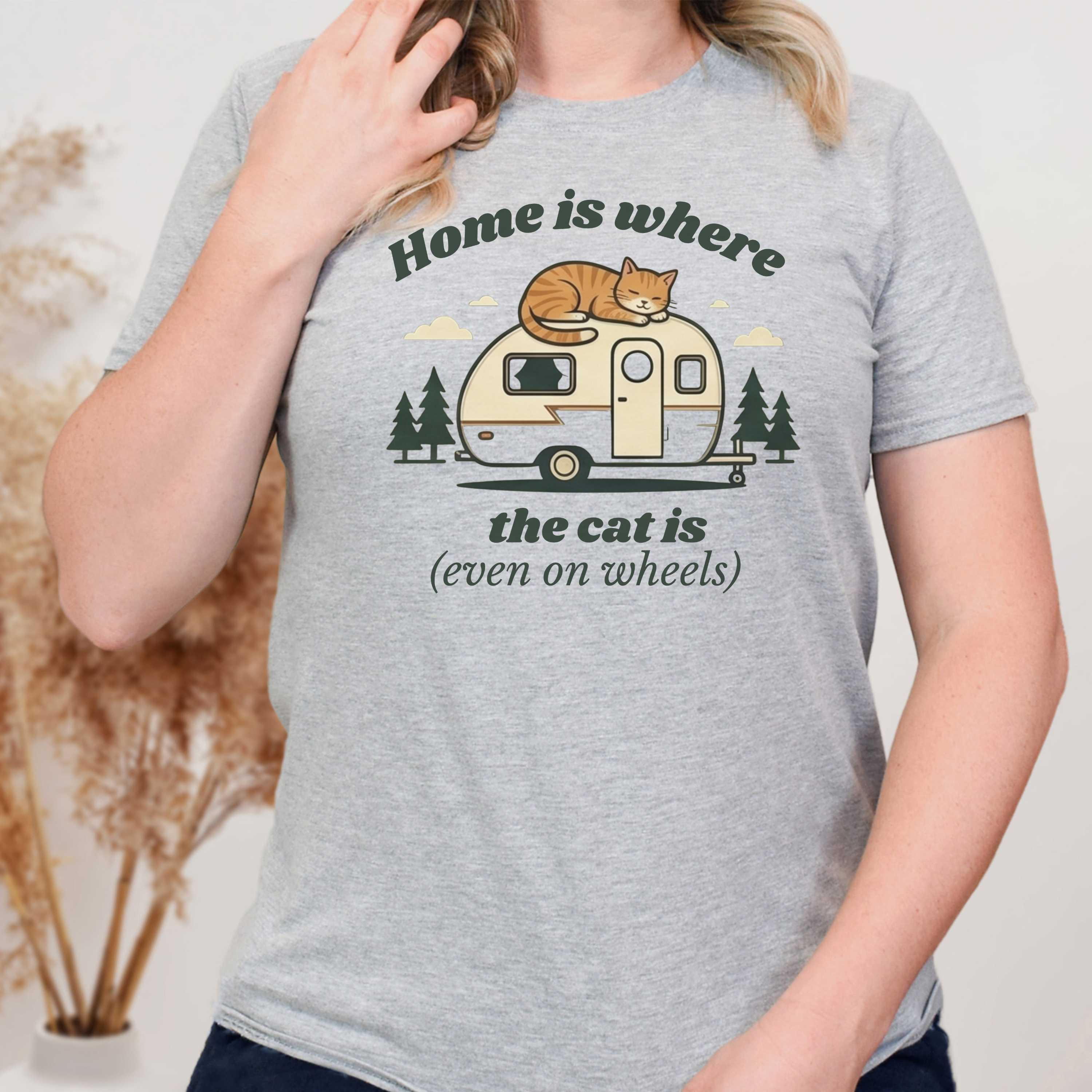 Home is Where the Cat is - Even on Wheels T-Shirt