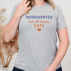 Introverted but will discuss Cats T-Shirt