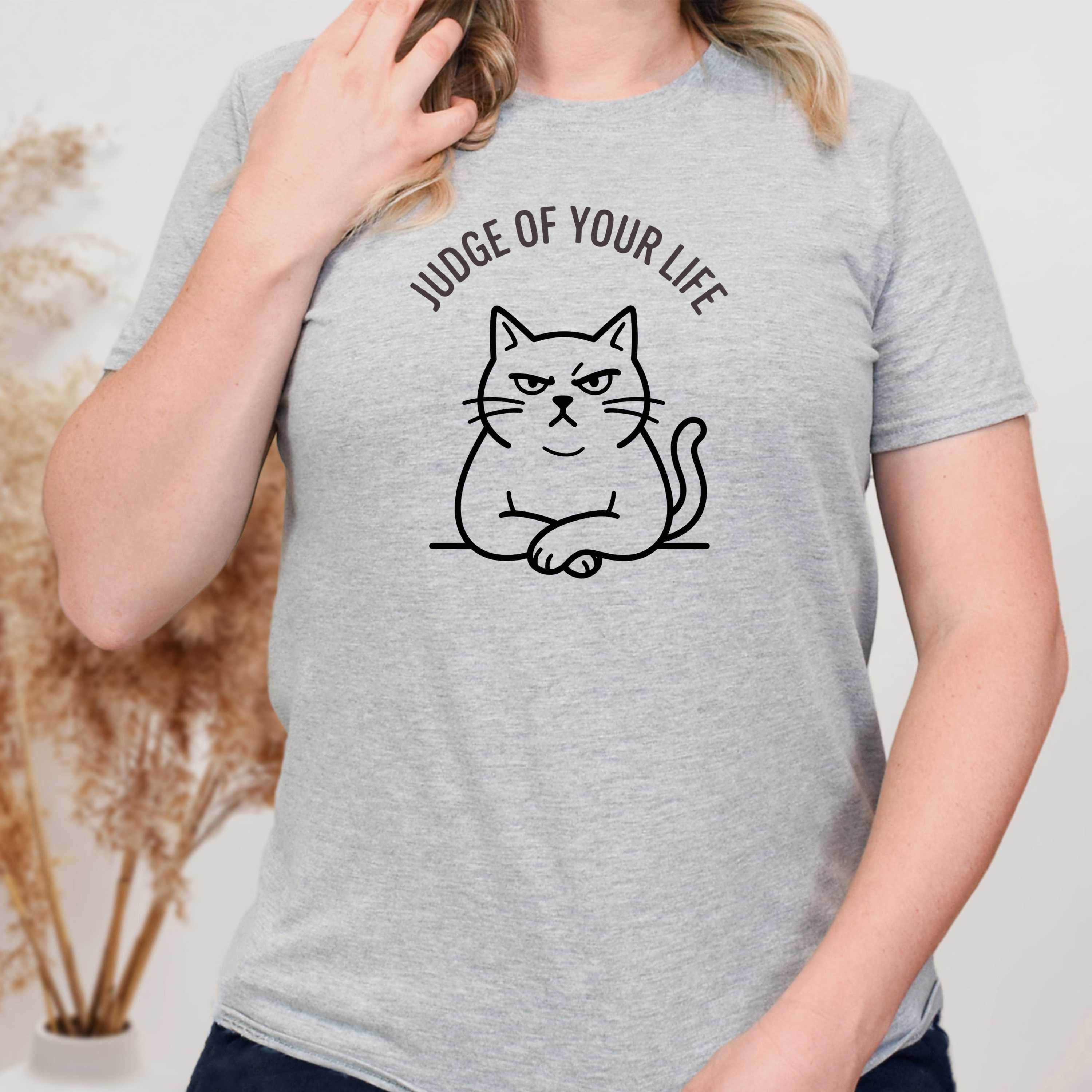 Judge of Your Life Cat T-Shirt