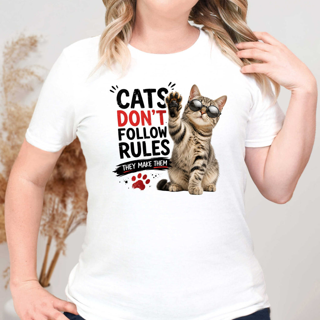 Cats Don't Follow Rules T-Shirt