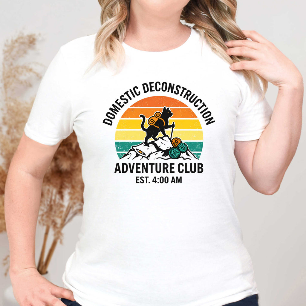 Domestic Deconstruction Cat T-Shirt