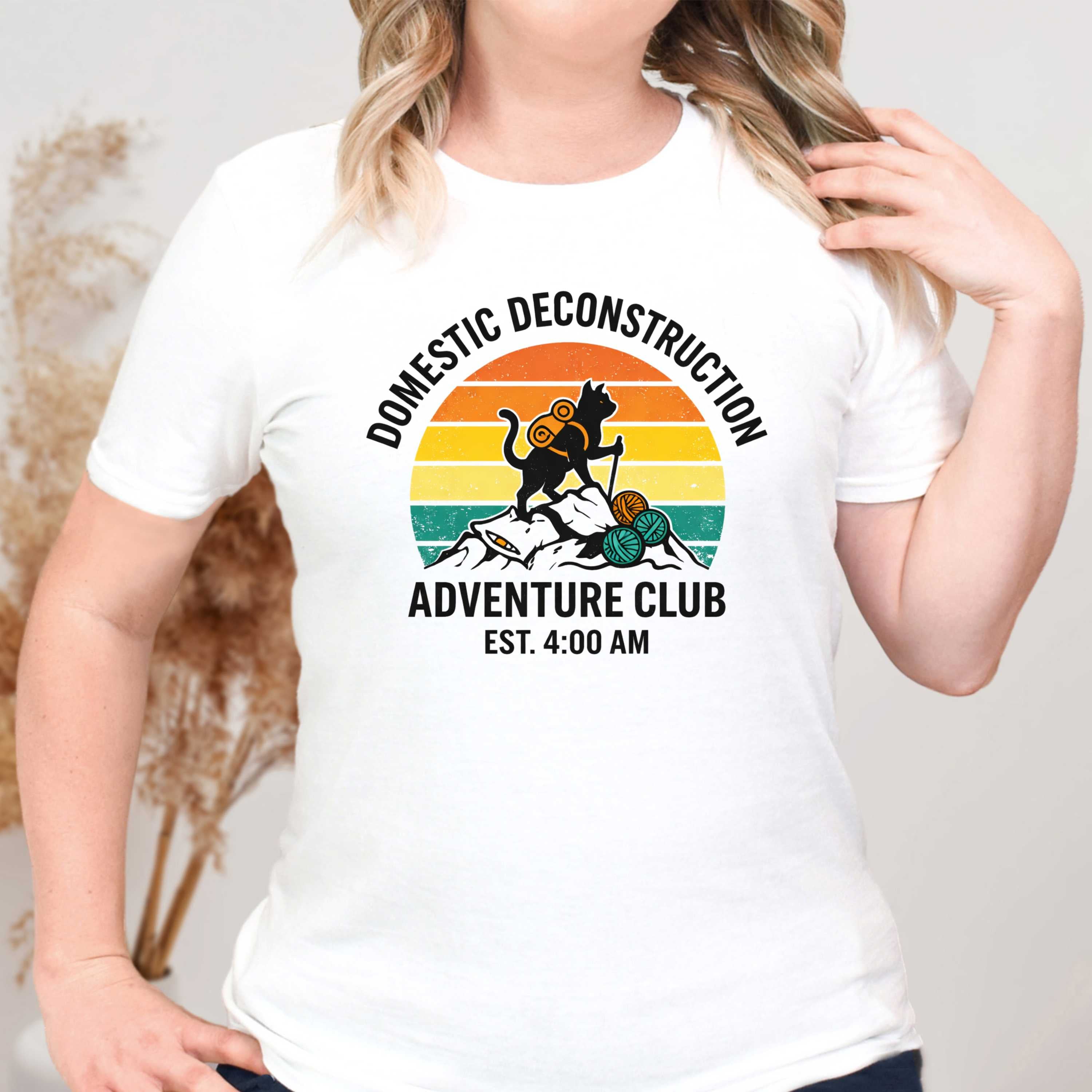 Domestic Deconstruction Cat T-Shirt