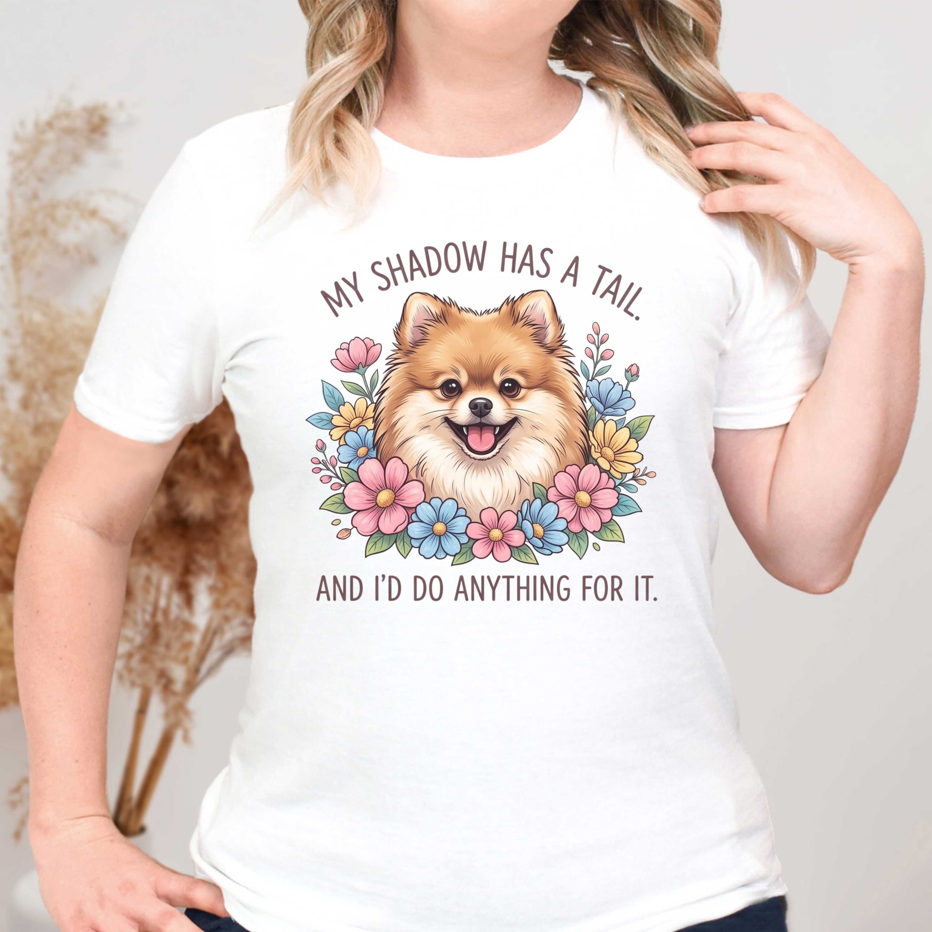 My Shadow Has a Tail Dog T-Shirt