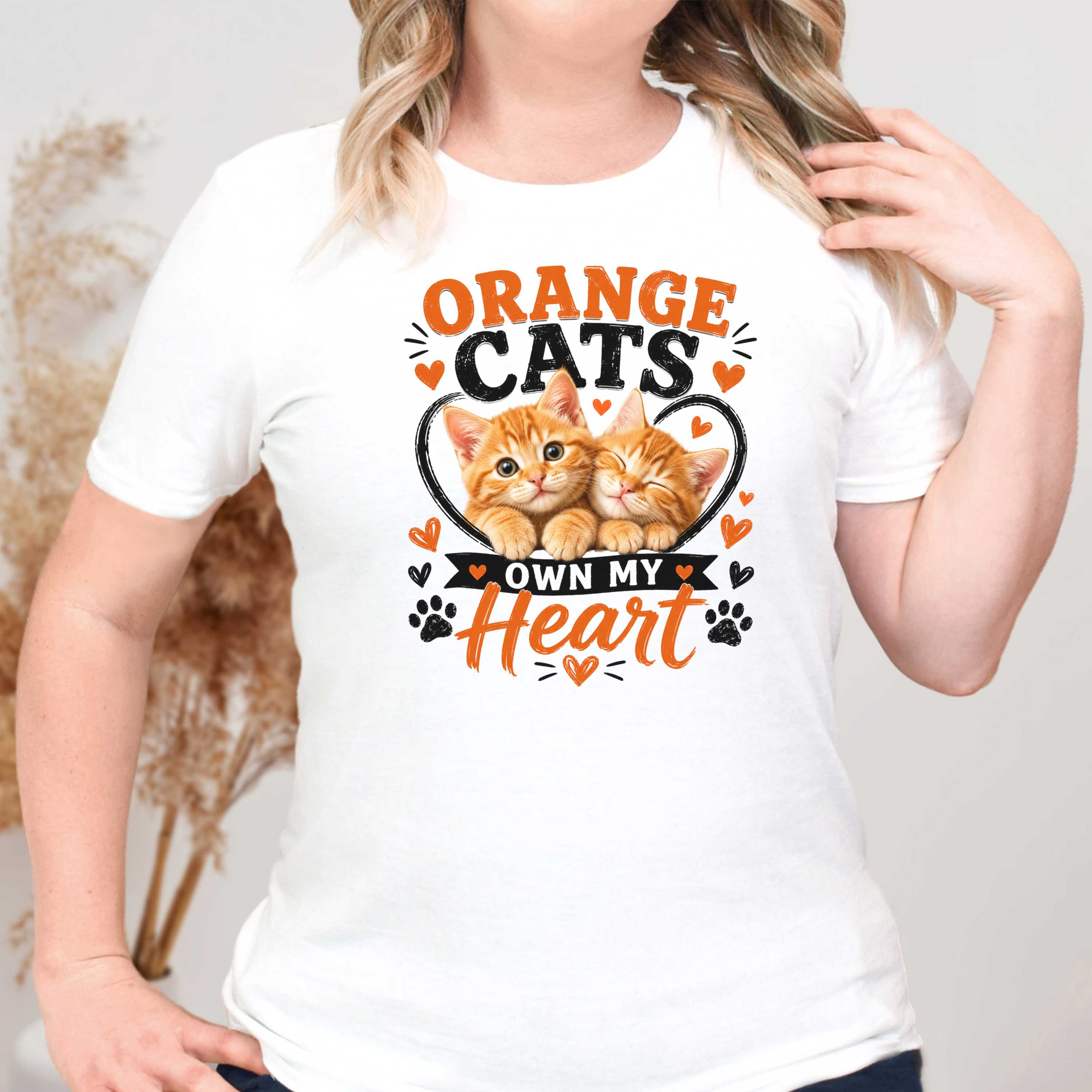 Orange Cats Own My Heart T-Shirt