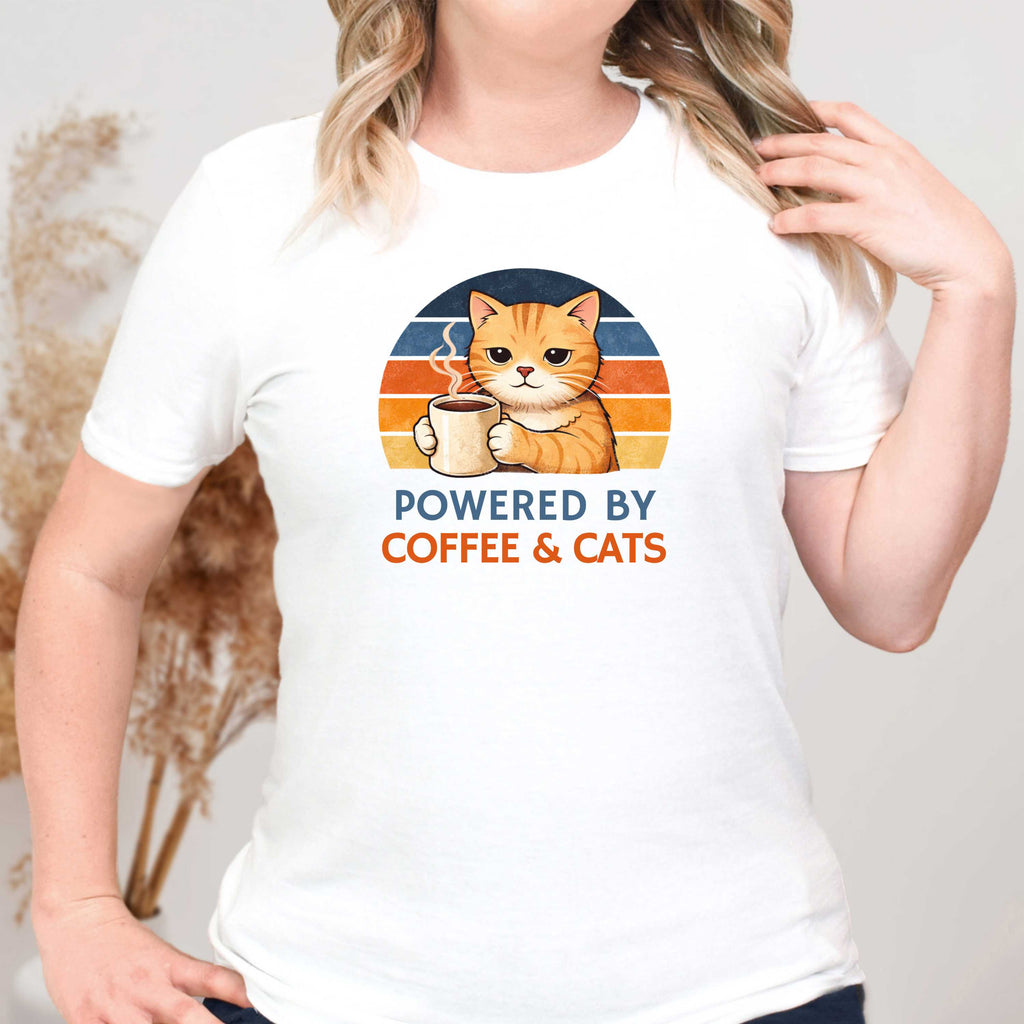 Powered by Coffee & Cats T-Shirt