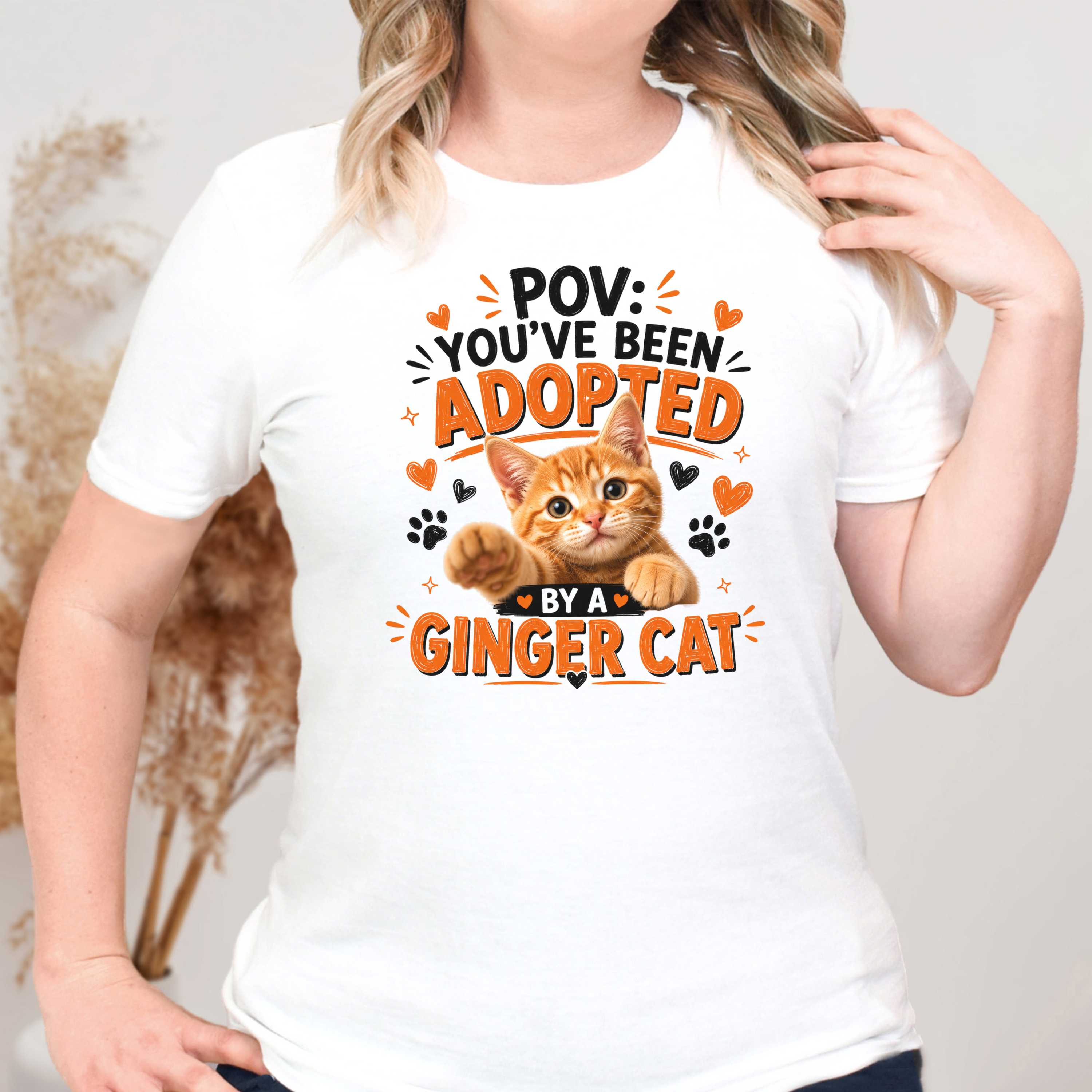 POV You've Been Adopted By an Orange Cat T-Shirt