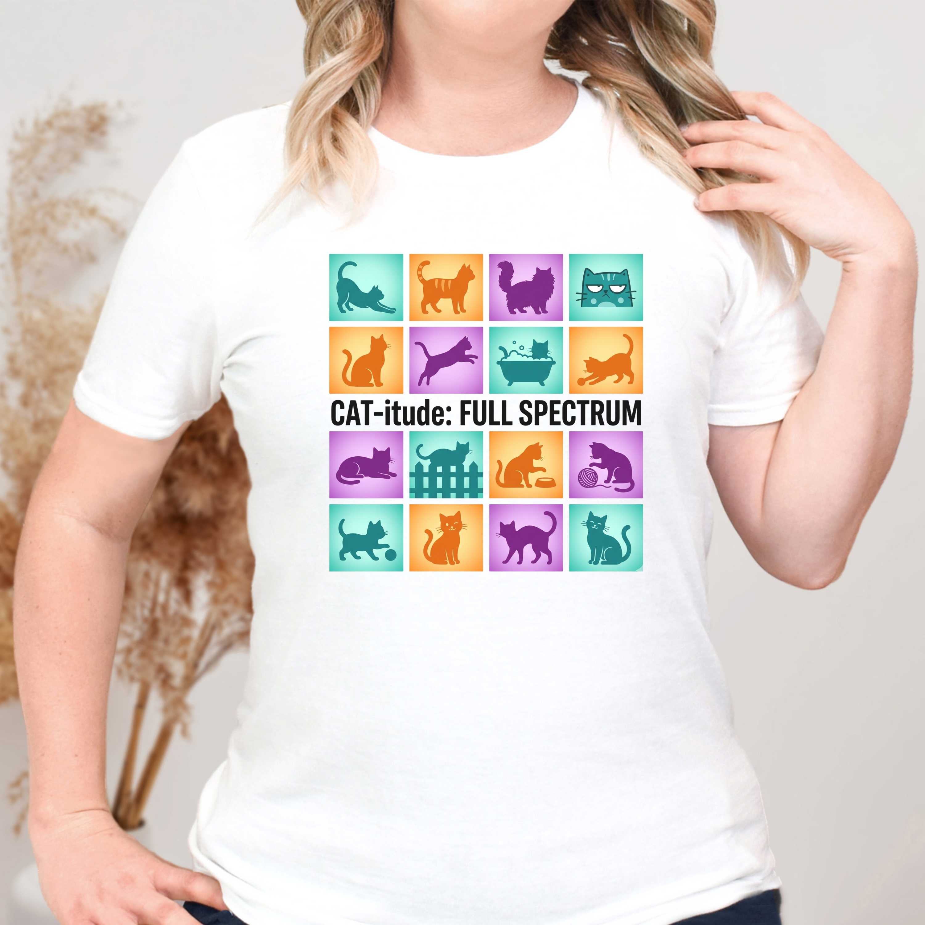 Catitude Full Spectrum Cat T-Shirt