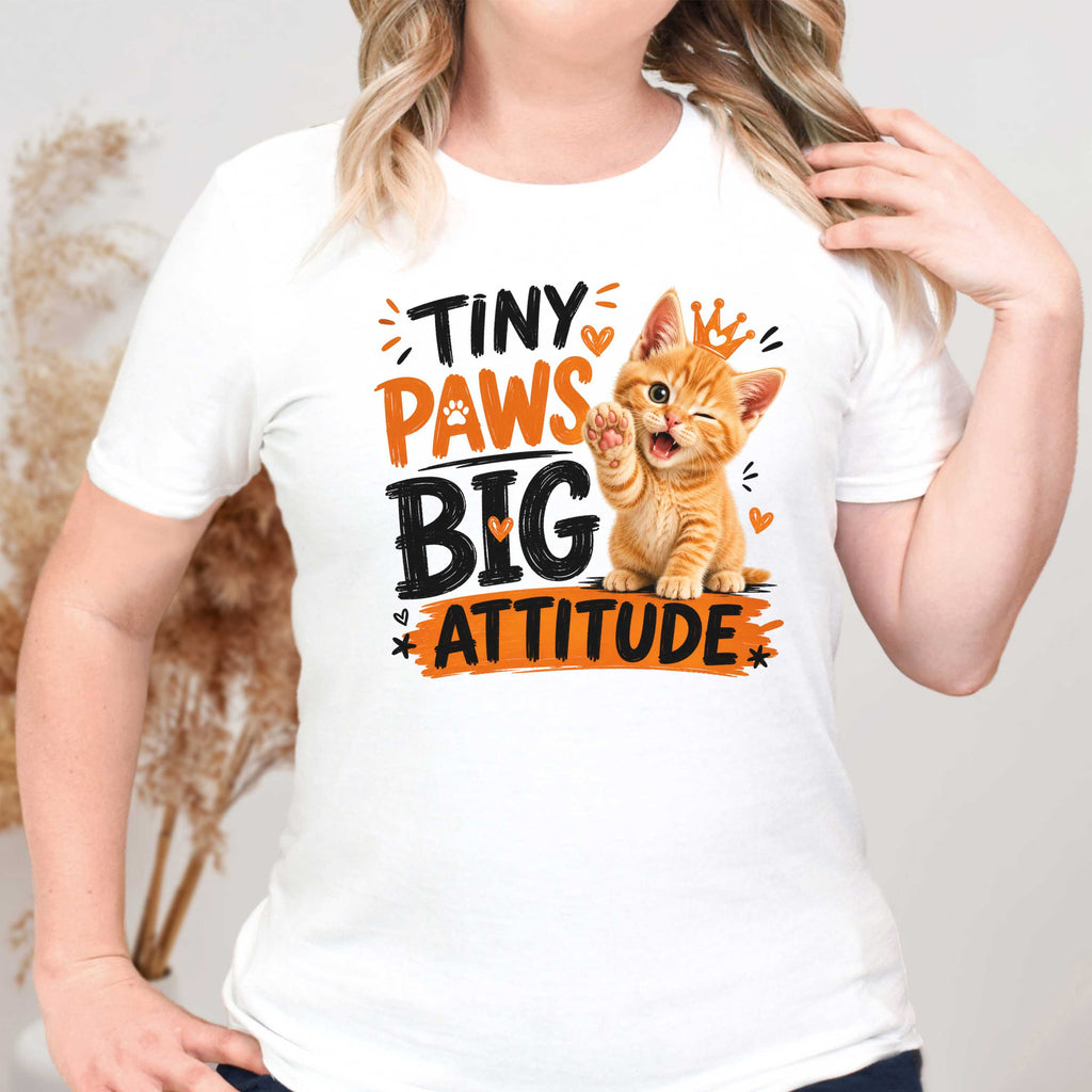 Tiny Paws Big Attitude T-Shirt