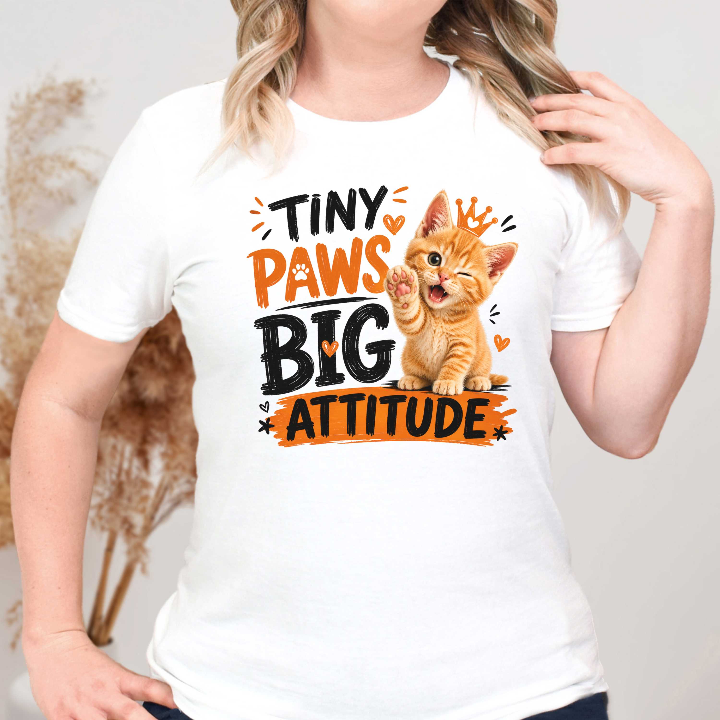 Tiny Paws Big Attitude T-Shirt