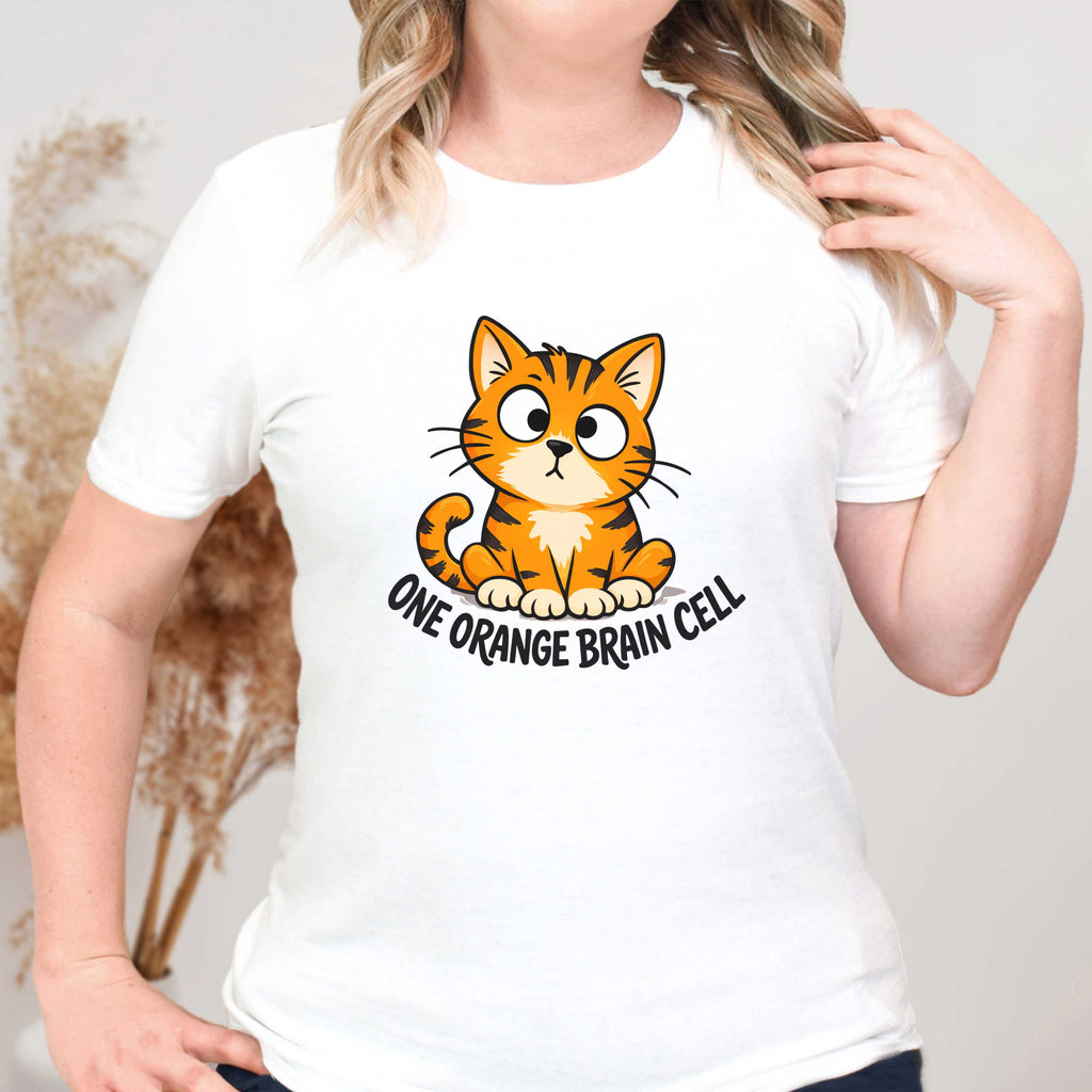 One Orange Brain Cell Cat T-Shirt