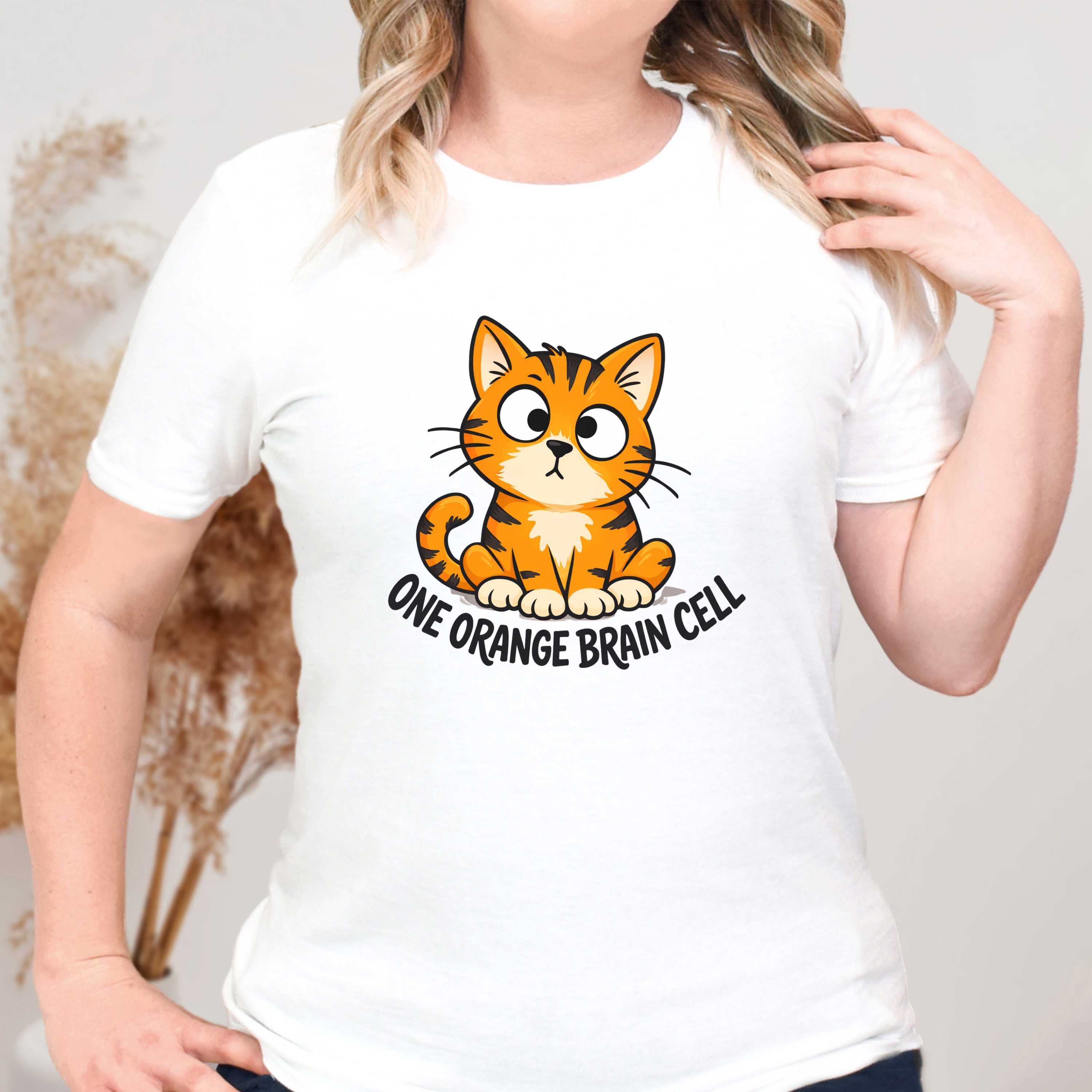 One Orange Brain Cell Cat T-Shirt