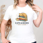 Cats & Books T-Shirt