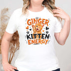 Ginger Kitten Energy Cat T-Shirt