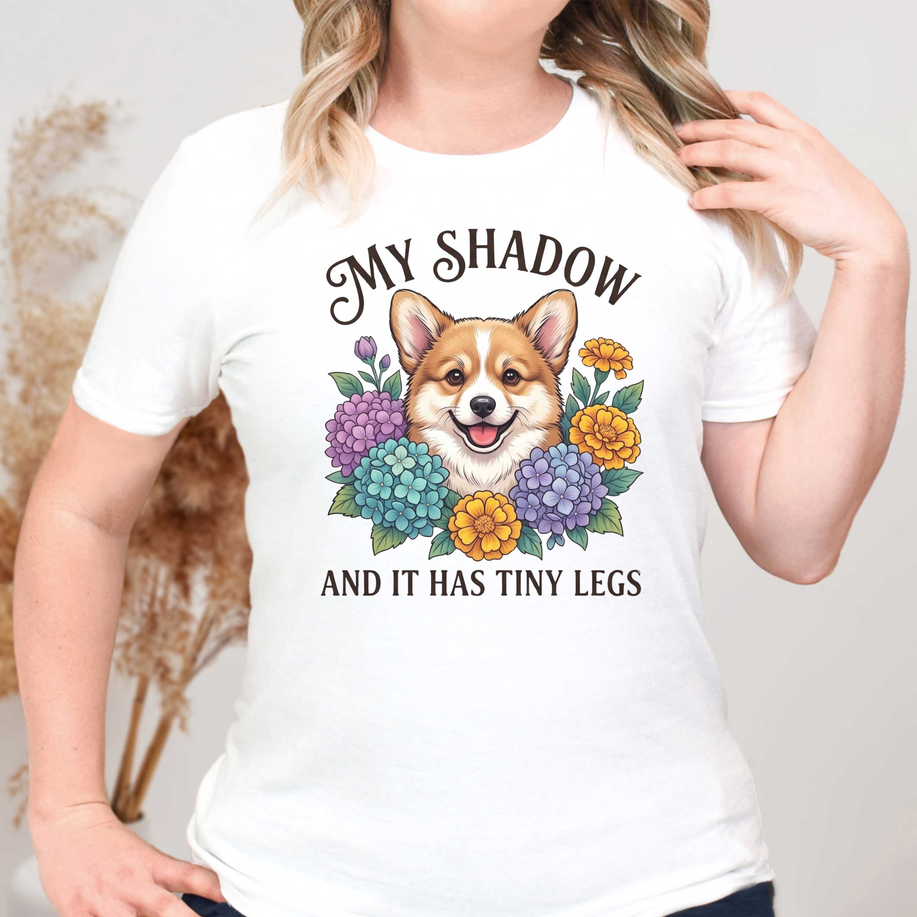 My Shadow Has Tiny Legs Dog T-Shirt