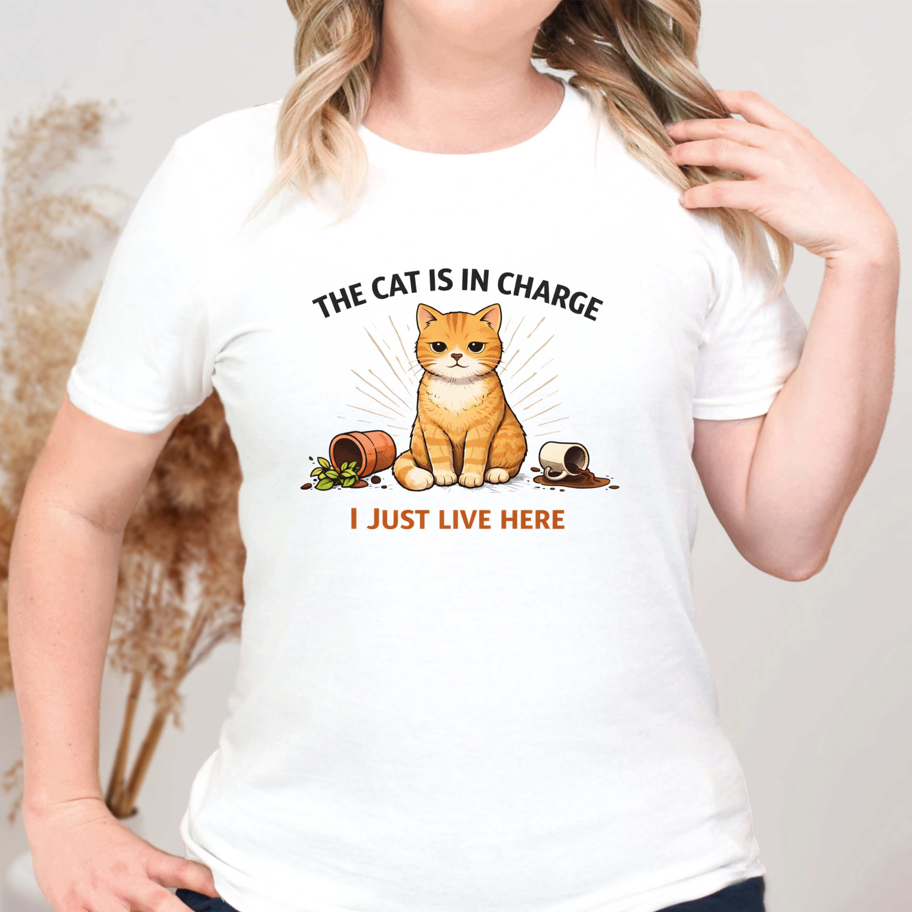 Cat is in Charge T-Shirt