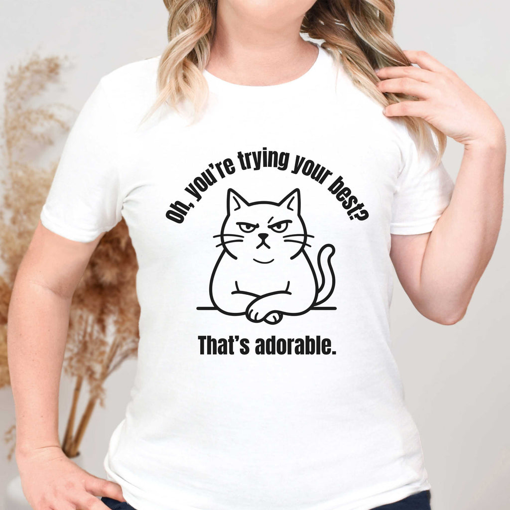 Trying Your Best Cat T-Shirt