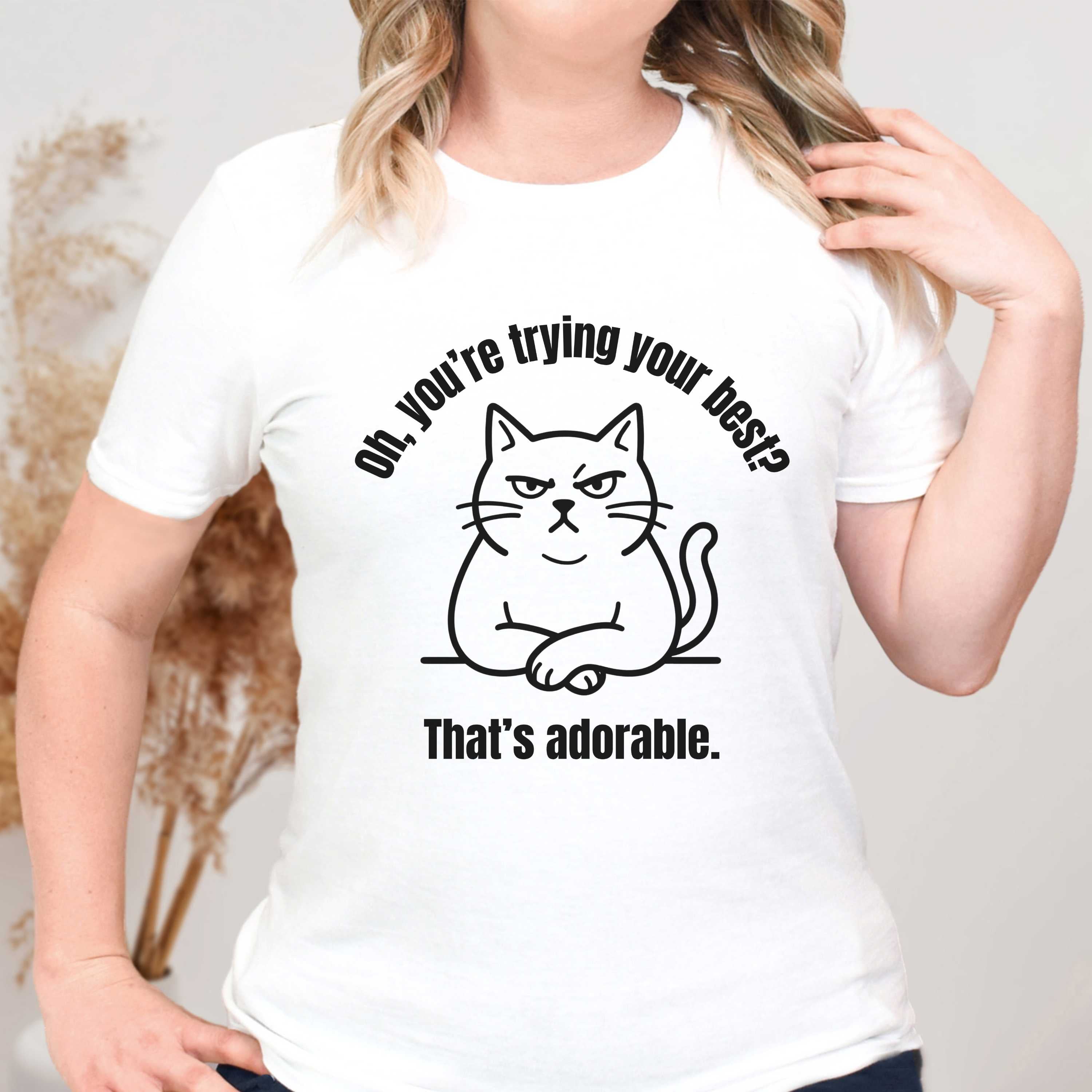 Trying Your Best Cat T-Shirt
