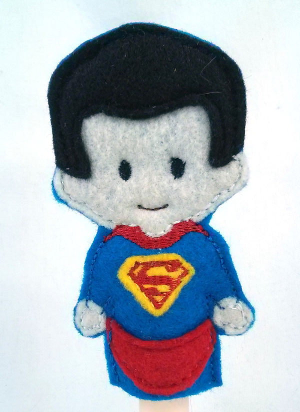 Superman Finger Puppet