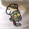 Embroidered Zombie Chef Hat