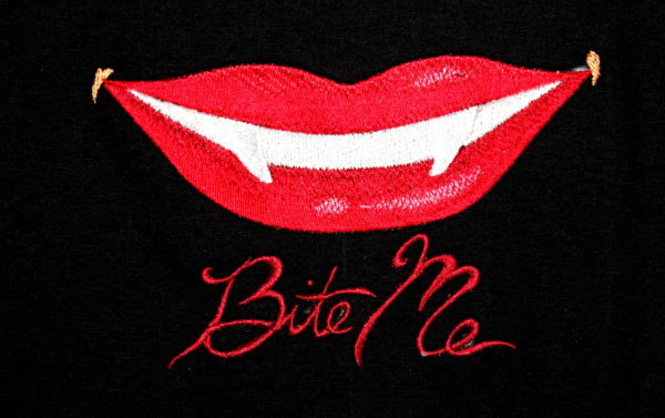 Bite Me T-Shirt Close up