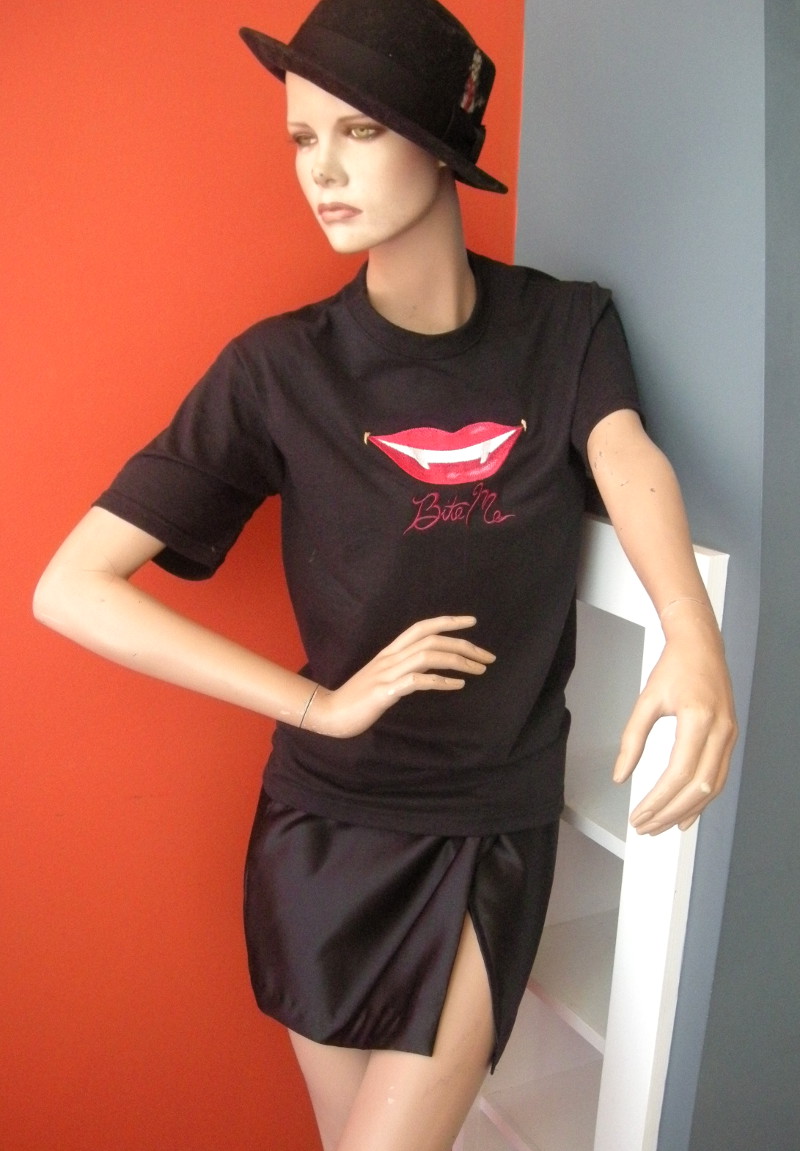Bite Me T-Shirt on manequin