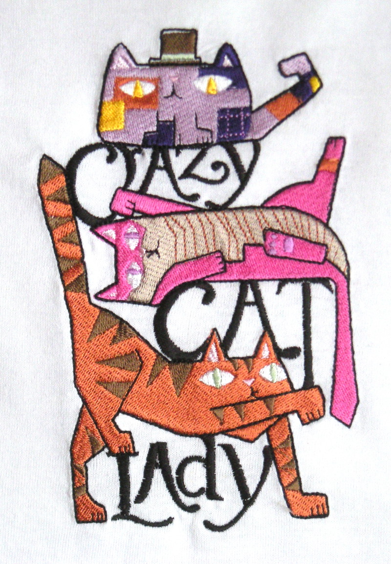 Crazy Cat Lady close up image
