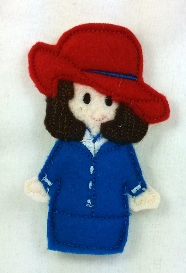 Peggy Carver Finger Puppet and spy