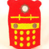 Red Dalek finger puppet