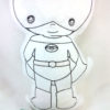 Batman Superhero Doodle-It Plush