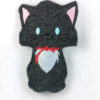 Belioz with blue eyes that glow in the dark