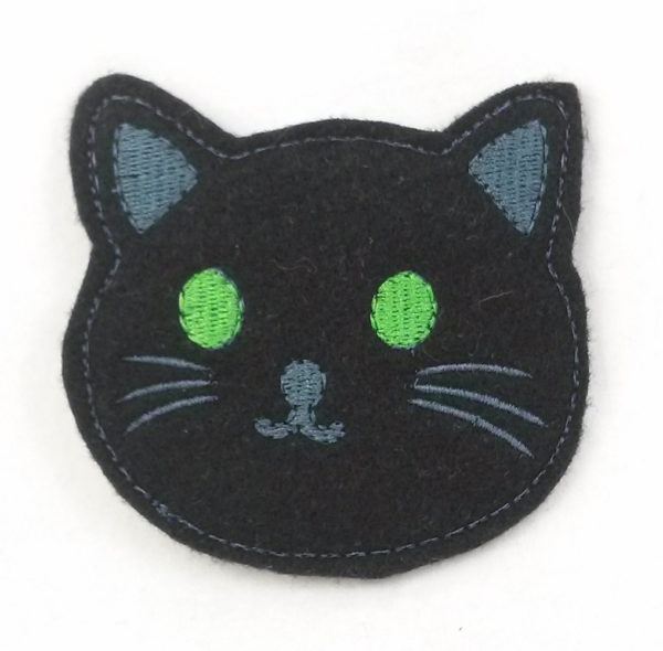 Black cat coaster