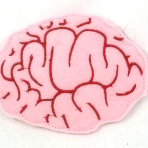 Embroidered Brain Coaster