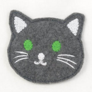 Charcoal cat coaster