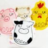 Cute Farm Animal Catnip Cat Toys