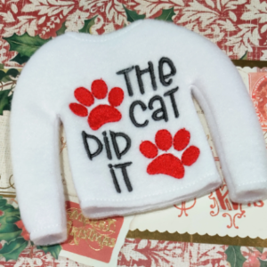 The Cat(s) Did It Elf Shirt