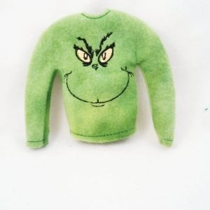 Grinch Sweater for your Elf Doll