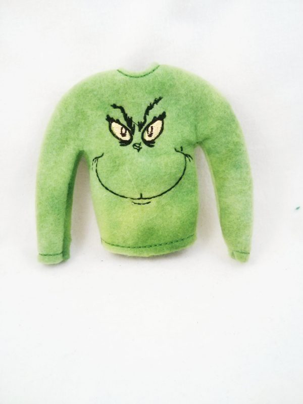 Grinch Sweater for your Elf Doll