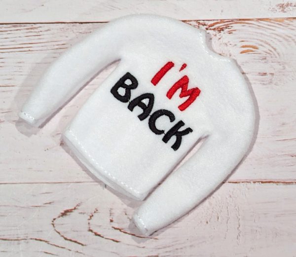 I'm Back Elf Sweater in Red