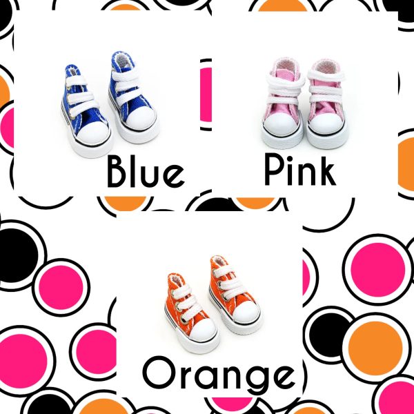 Doll Sneakers | Mini Canvas Tennis Shoes - Image 5