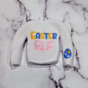 Easter Elf Shirt, Doll Accessory & Decor, Holiday Elf Accessory, Spring Decor, Doll Clothes Outfit, Easter Props